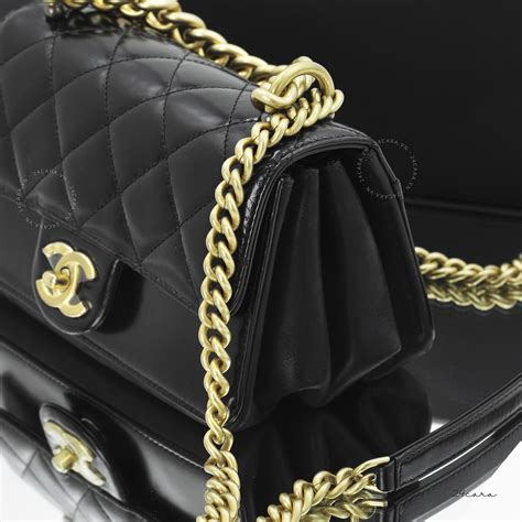 chanel seasonal navy bag gold hardware flap bag|Chanel flap bag colors.